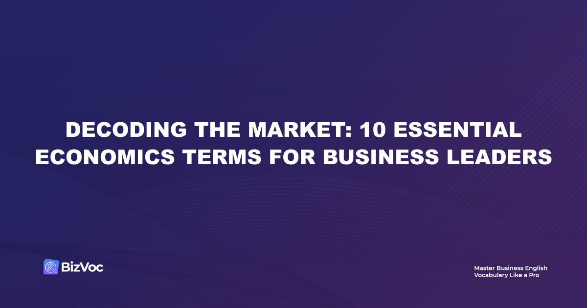 10 economics terms
